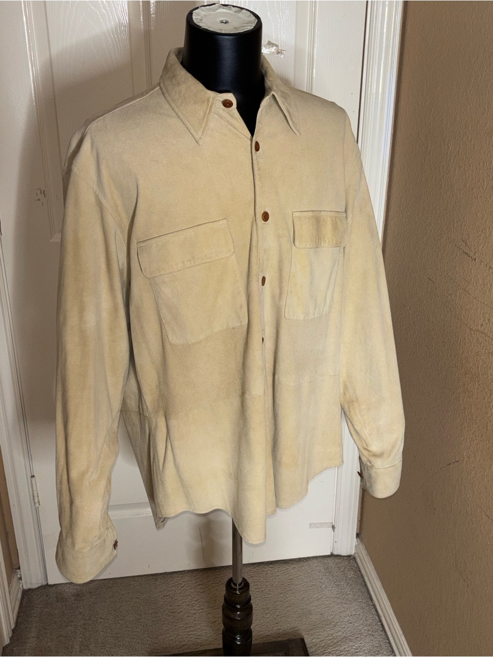 Vintage Barry Bricken  Men’s Suede Shacket Size XL